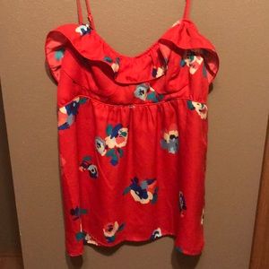 AE Flowered Frilly Tank
